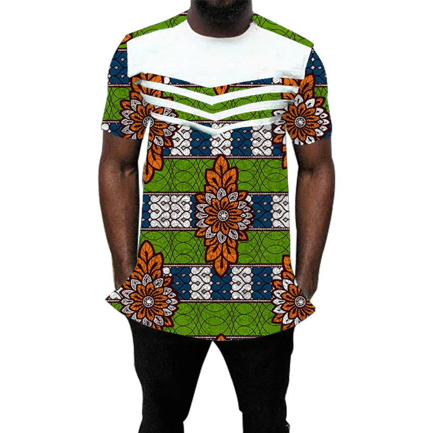 Ankara shirt mens Afican wear fashion african top short sleeve shirt ...