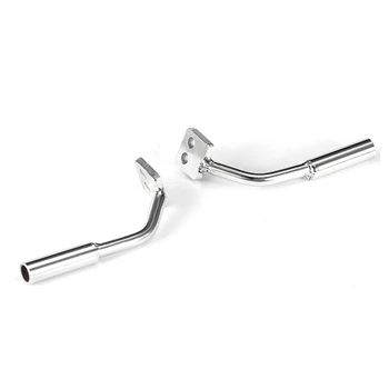 

1 Pair Metal Simulation Exhaust Pipe Gas Vent for DJ TRAXXAS TRX-4 Land Rover Ford Bronco RC Car Stainless Steel Exhaust Pipe