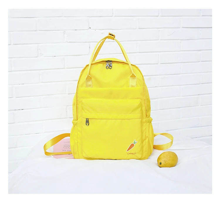 Menghuo 2018 New Preppy Style Fashion Embroidery Ladies Backpack Nylon High Quality Women School Shoulder Bag for Girls Youth2_17