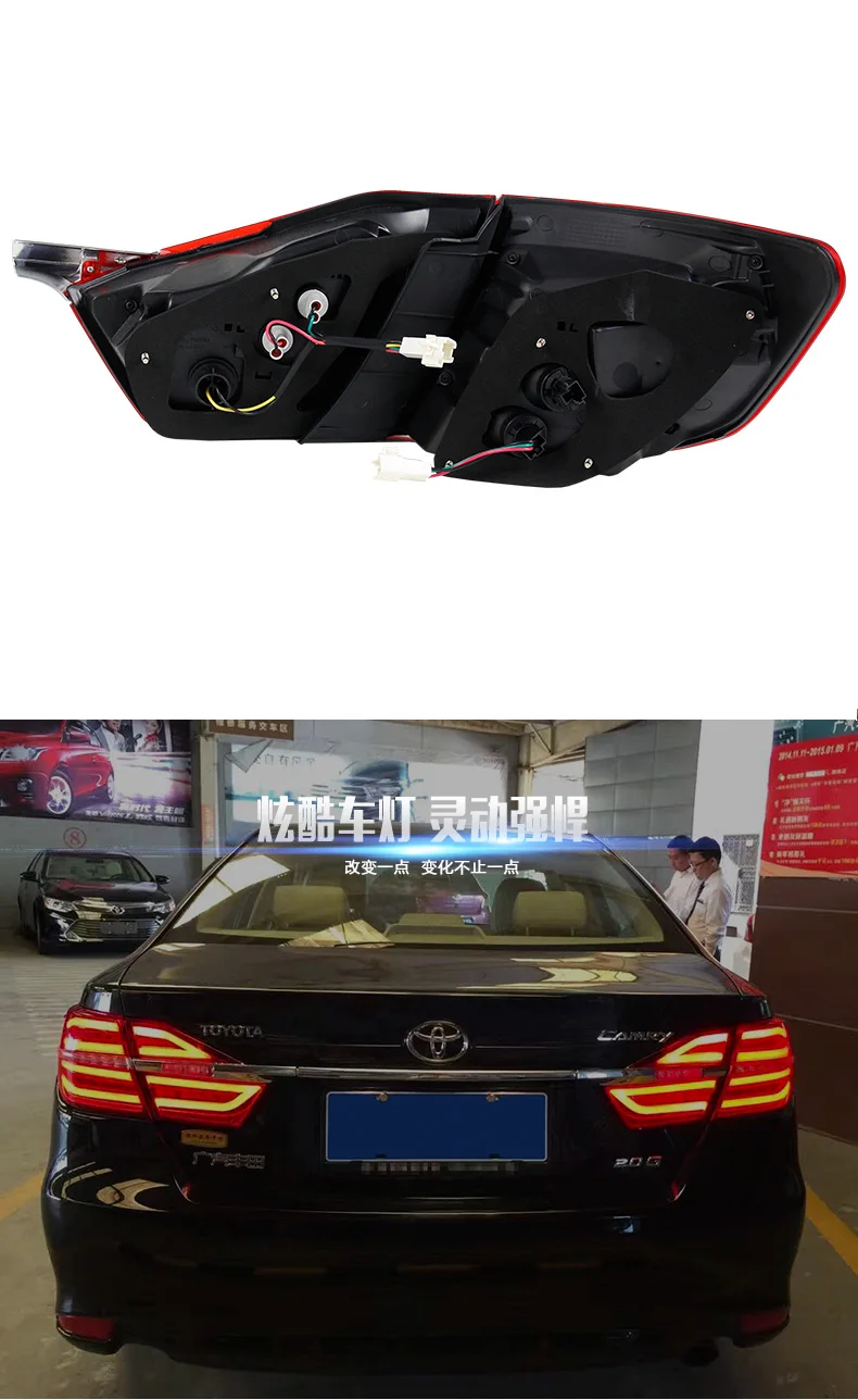 Автомобильный Стильный чехол для TOYOTA Aurion Camry- светодиодный задний фонарь для Benz стиль светодиодный задний фонарь для Toyota светодиодный задний фонарь