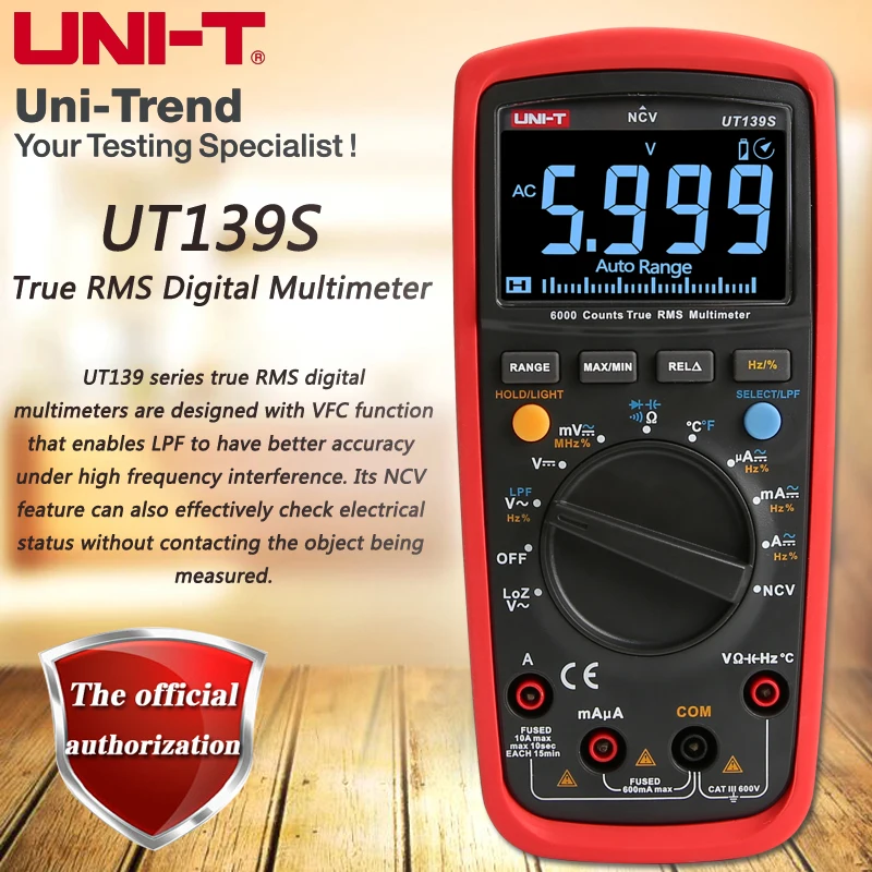 UNI-T UT139S True RMS digital multimeter, LPF (low pass filter)/LoZ (low impedance input) function/Temperature test EBTN display цена UNI-T UT139S True RMS digital multimeter, LPF (low pass filter)/LoZ (low impedance input) function/Temperature test EBTN display цены онлайн