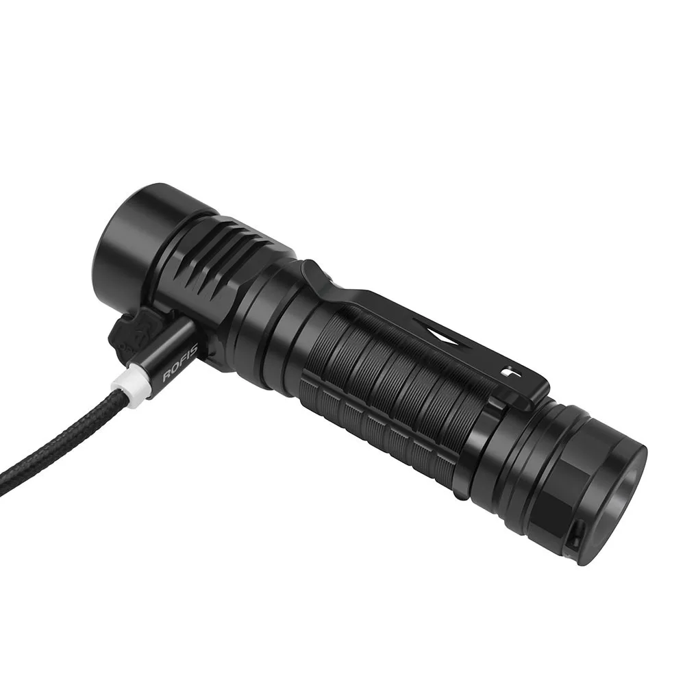 Rofis MR30 CREE XHP35 HI 1600 люмен micro-USB Перезаряжаемый СВЕТОДИОДНЫЙ фонарик