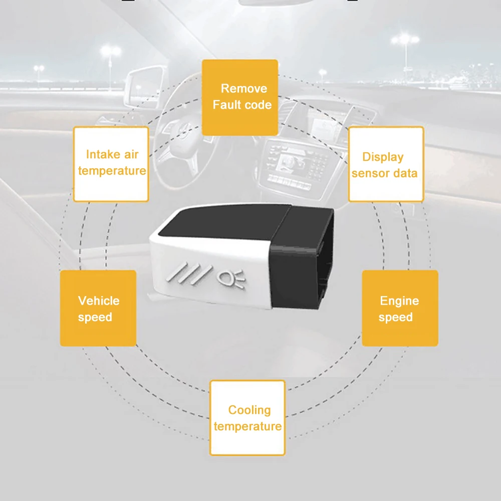 

Scanner Bluetooth 4.0 Mini Auto Diagnostic Tool Car Fault Detector Code Reader Car Fault Detector Reader Diagnostic Scan Tool
