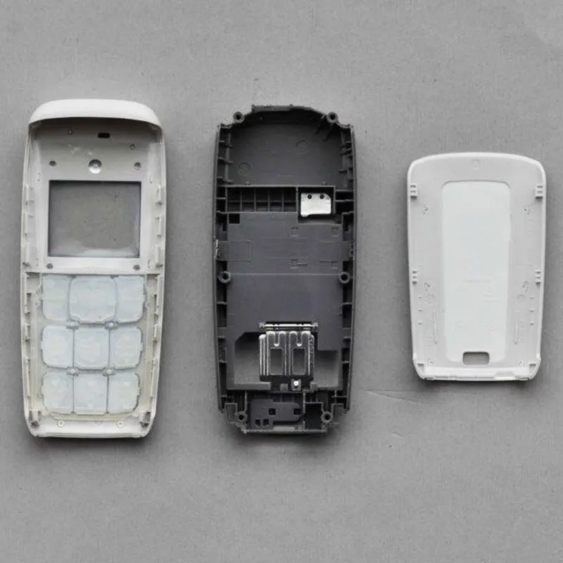 BINYEAE полный корпус чехол-накладка передняя рамка с ключом дисплей стекло+ средняя рамка+ задняя крышка для Nokia 1600