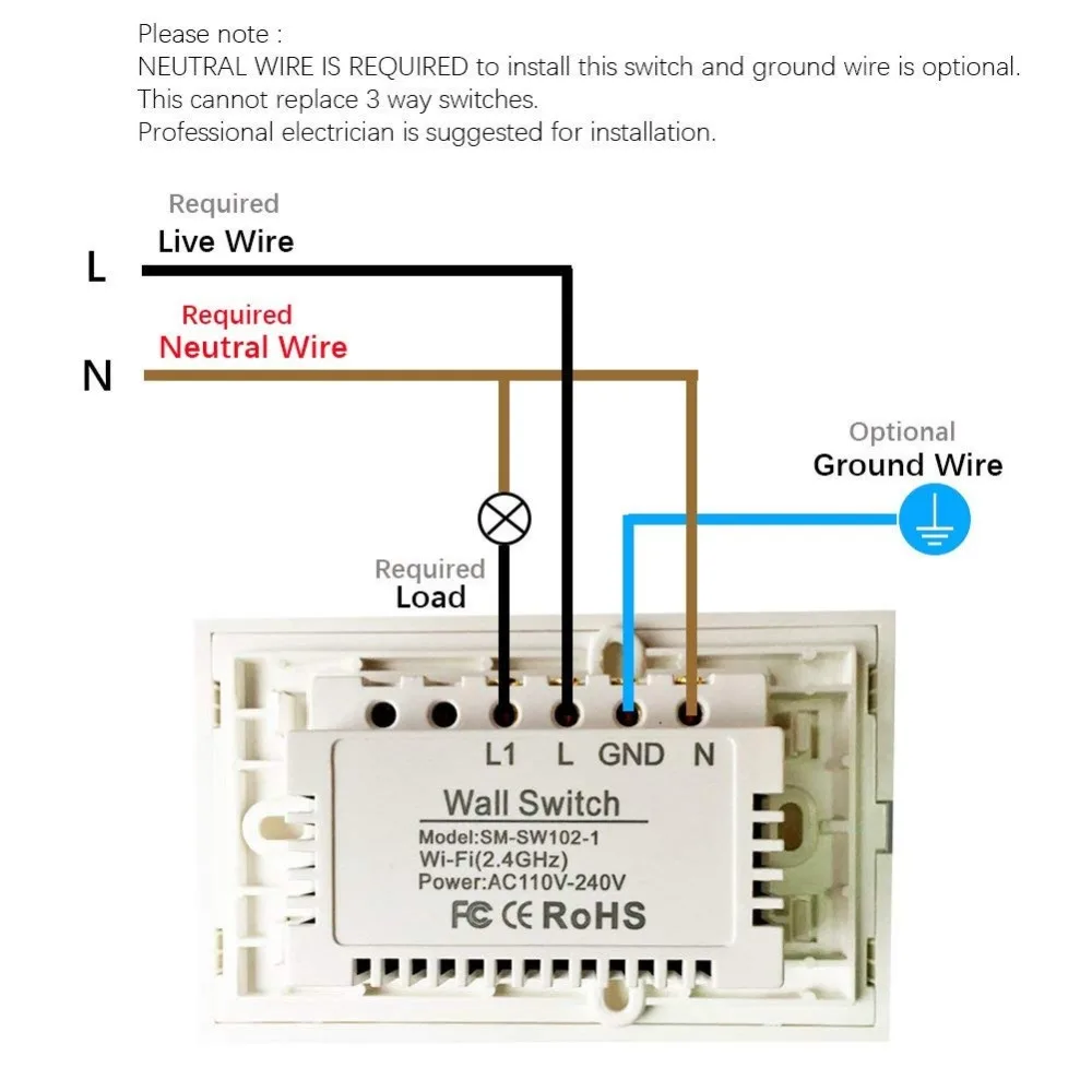 Cena Inteligentnego domu z nami Inteligentna żarówka przełącznik bezprzewodowego przełącznika światła na ścianie przełącznik dotykowy sterowania przełącznik WiFi kompatybilny z Alexa Google Home IFTTT