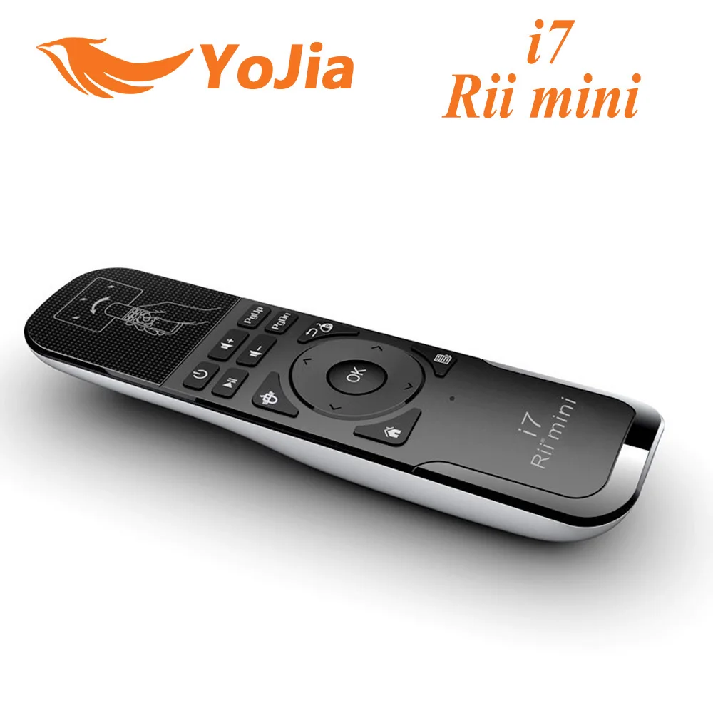 Tanie Oryginalny Rii i7 Fly pilot bezprzewodowa mysz sterowania mini i7 2.4G bezprzewodowa mysz dla tv box z androidem X360 PS3 inteligentny dekoder PC