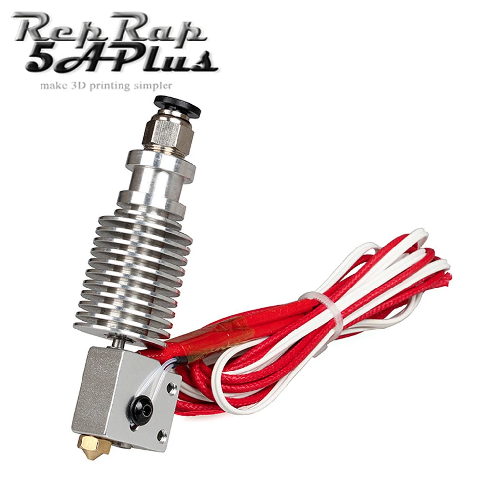 

V6 J-head Hotend Remote Print Extruder with Volcano Hot End Eruption Nozzle Heating block for 1.75 3.0mm Reprap 3D Printer
