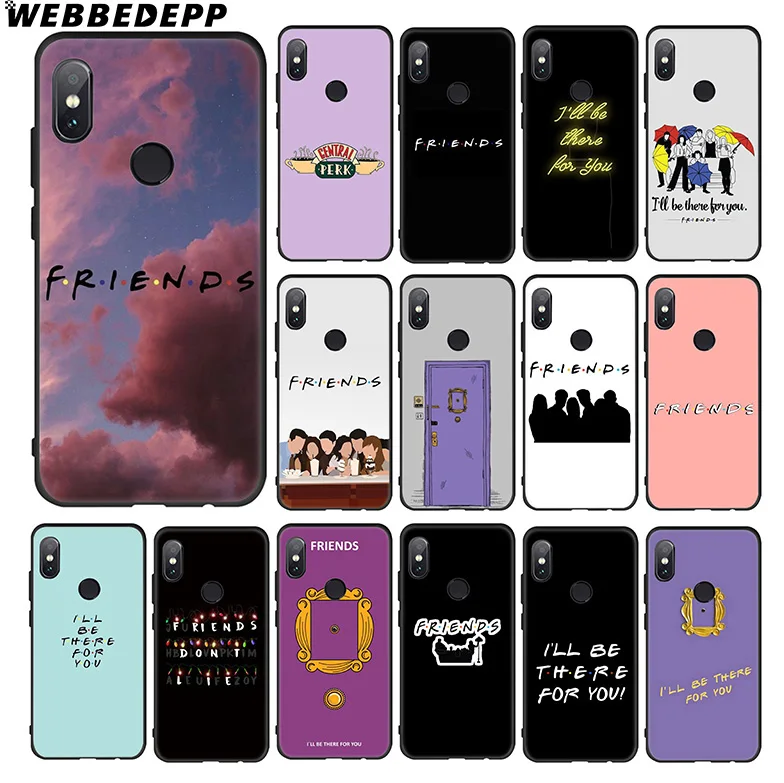 WEBBEDEPP Friends TV Show 10 мягкий чехол для Xiaomi 9 8 6 A1 A2 Lite MIA1 MIA2 MI8 MI6 MAX 3 POCOPHONE F1 |