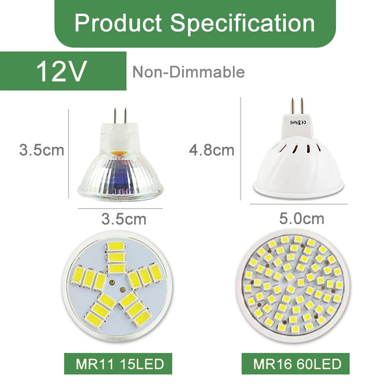 Kaguyahime светодиодный MR16 12 В MR11 лампа Точечный светильник 80 светодиодный s DC 10-30 в Светодиодный точечный светильник 6 Вт Lampara теплый белый холодный белый Bombillas