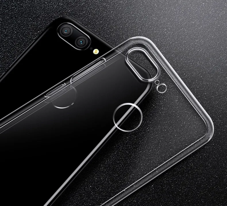 HereCase мягкий чехол для Huawei Honor 9 Lite из ТПУ силикона прозрачный подходящий