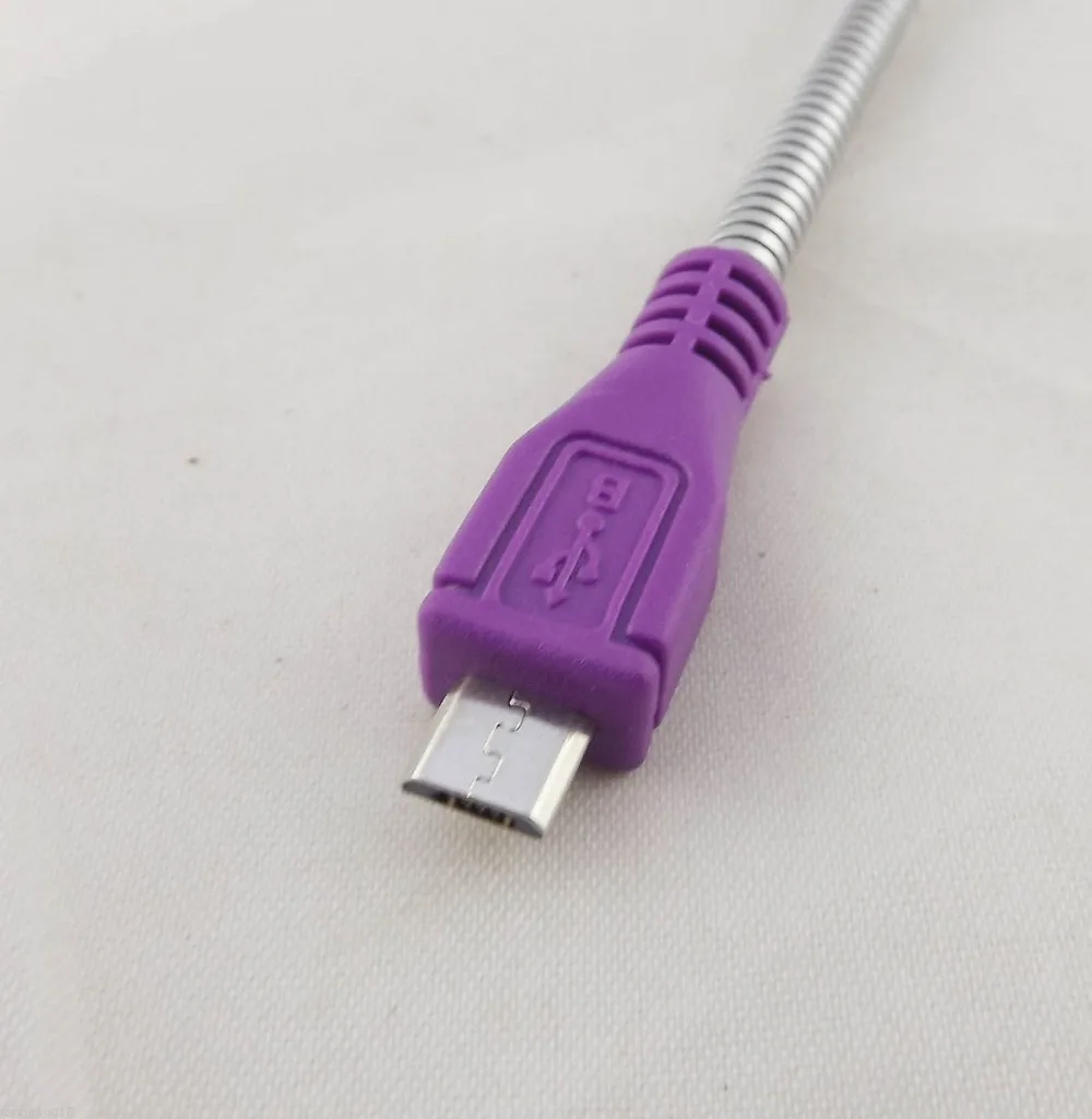 1 шт. USB 2,0 A штекер для USB Micro 5 Pin штекер удлинитель гибкий металлический кабель-стойка 15 см