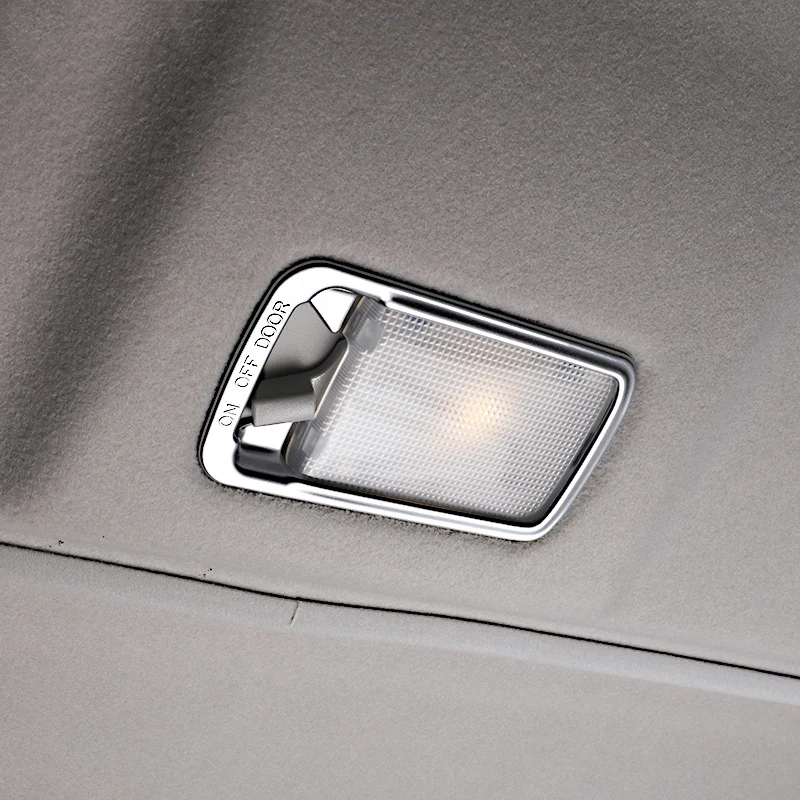 

For Nissan Tiida 2011 2012 2013 2014 2015 2016 2017 Matte Interior Roof Dome Lights Frame Car Sticker Reading Light Frame Cover
