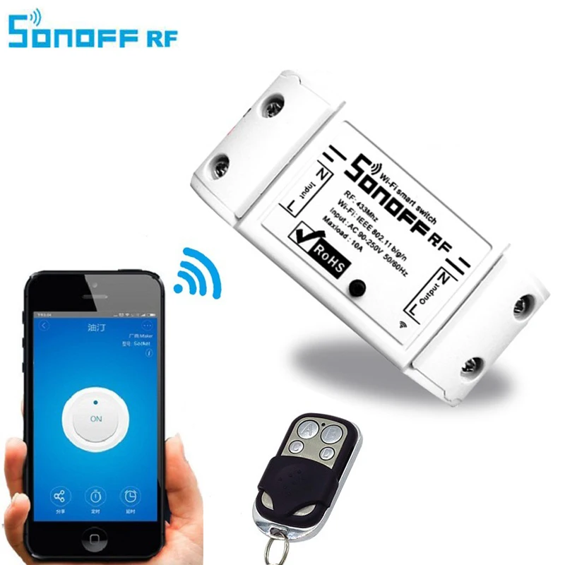 Умный беспроводной пульт дистанционного управления ITEAD Sonoff Wifi 433 МГц RF таймер