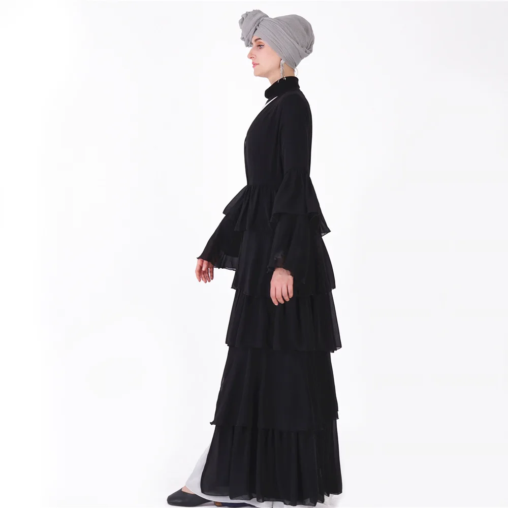 Новая мода мусульманский Банкетный кардиган abaya полное платье кимоно длинные халаты Туника Jubah катфан Ближний Восток Арабский исламский