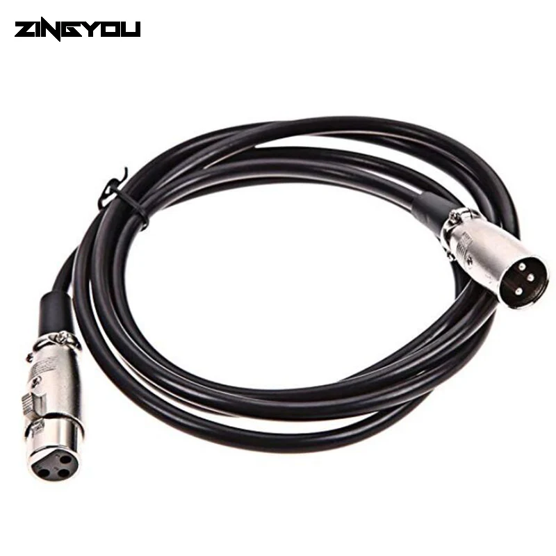 ZINGYOU BM 800 3 Pin XLR кабель для мужчин Женский удлинение микрофона аудио удлинительные