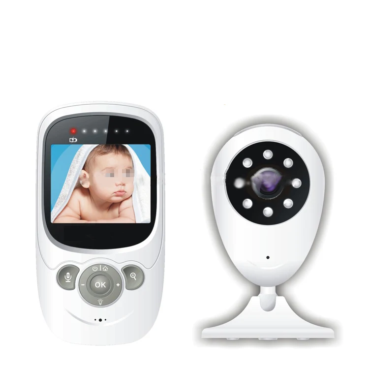 Two way audio wireless video baby surveillance camera camera displayin