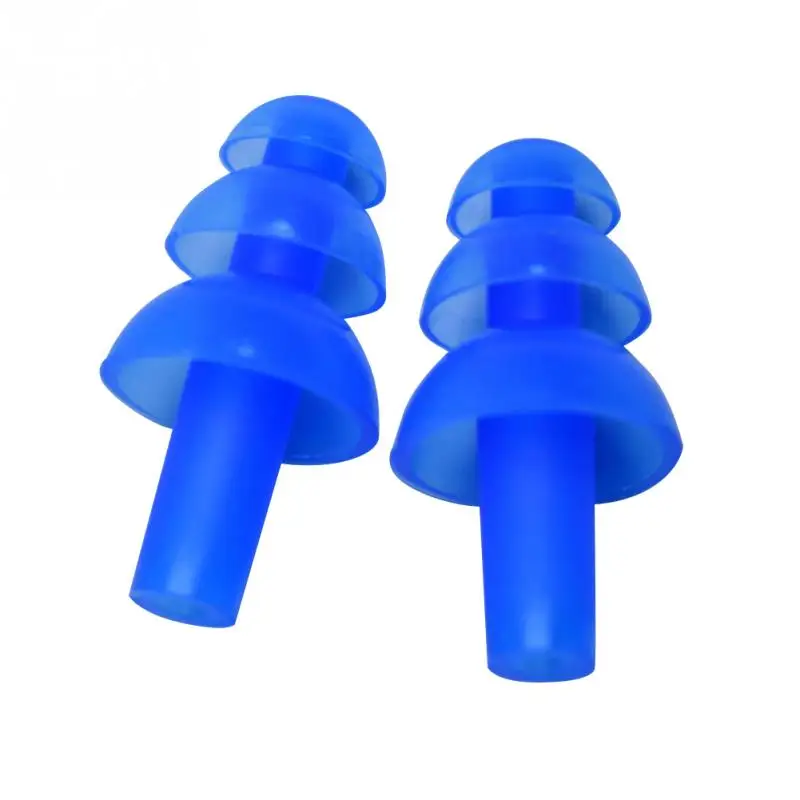 

6pairs/lot Swimming Mushroom Ear Plug Silicone Waterproof Protector Ear Plugs