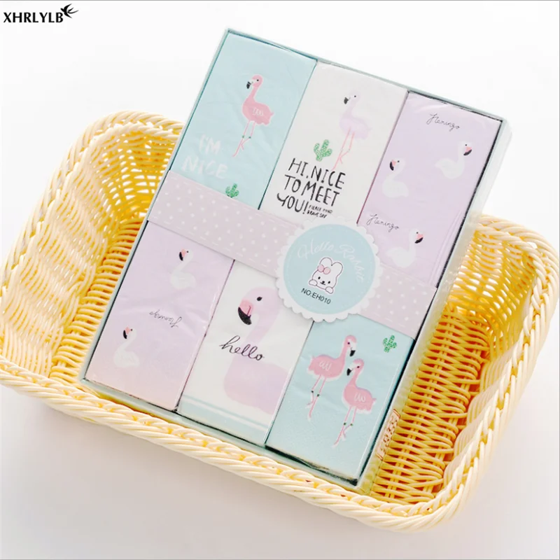 

XHLRLYLB Hot 3 Packs of Creative Flamingo Printing Facial Tissue Disposable Napkins Christmas Decorations Wedding Decoration.7z