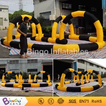 Бинго надувные Go Kart гоночная дорожка для продажи 26 футов* 16 футов. Игрушка