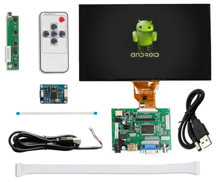 9.0 inch Orange Pi PC Banana Pi M3/Pro LCD Display Screen with Touchscre LCD Monitor AT090TN10 + Kit HDMI VGA Input Driver Board