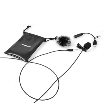 

Commlite Lavalier Microphone Clip-on Omni-directional Condenser Microphone +Wind Muff for GoPro Hero 3 3+ 4