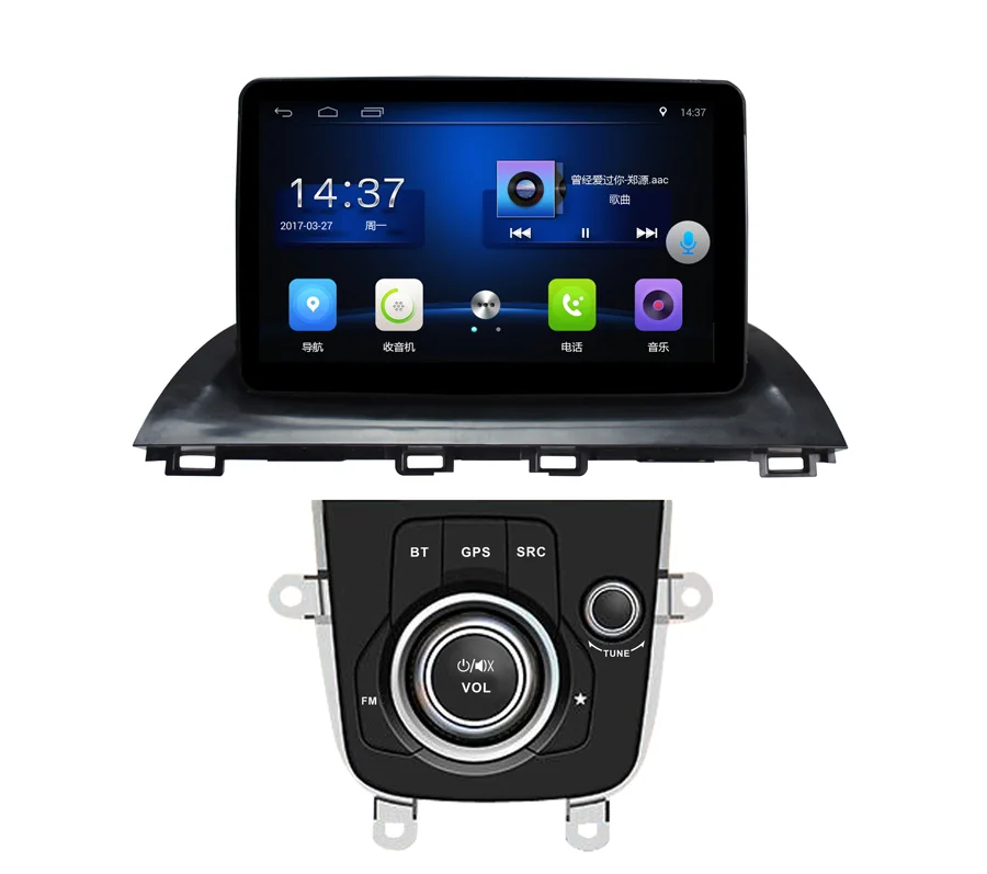 Elanmey android 8,1 Автомобильный мультимедийный для Mazda 3 Axela gps стерео магнитофон Авторадио navi головное устройство проигрывателя