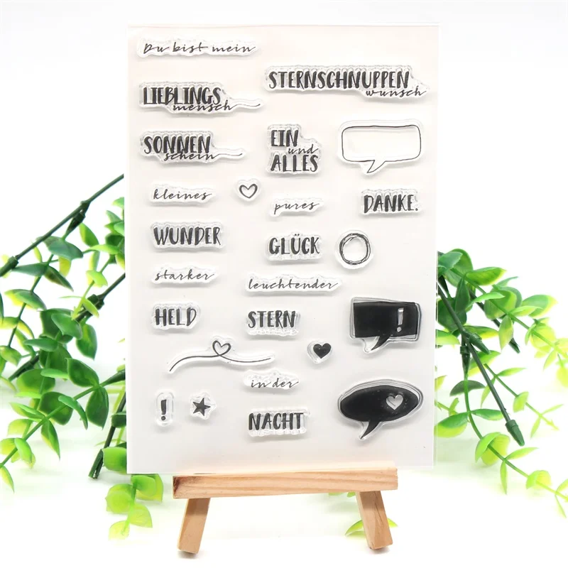 

KSCRAFT Chat box Transparent Silicone stamp DIY scrapbooking / card / children's fun decorative supplies