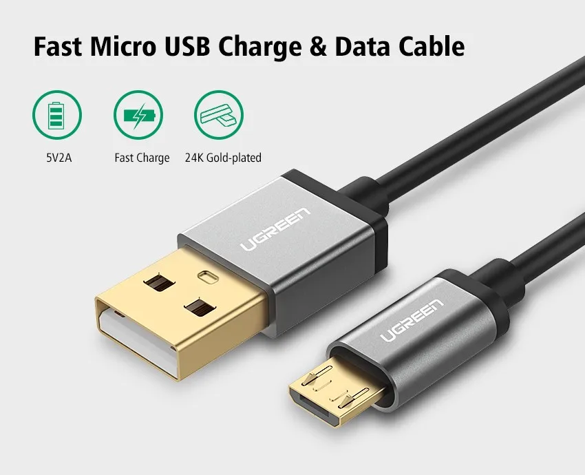 ugreen micro usb cable fast charging data sync phone cable for samsung android ebay ugreen micro usb cable fast charging data sync phone cable for samsung android ebay