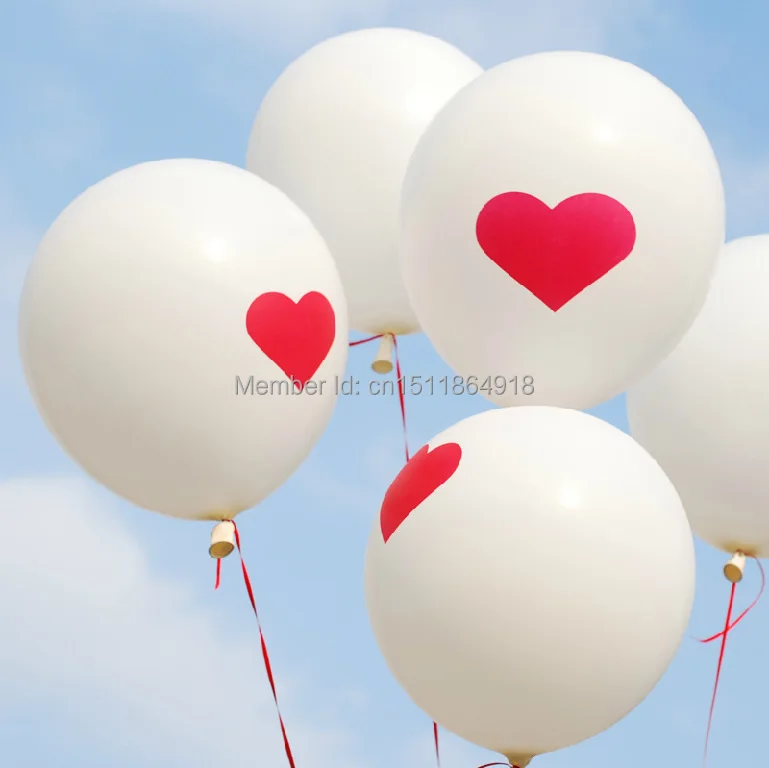 Ограниченная Акция напечатаны 12 дюймов 50 шт Круглые милые красные и белые воздушные шары с сердцем валентинки шары из латекса Свадьба Engageme