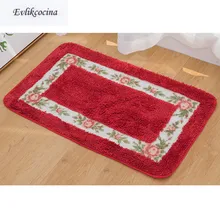 Цветы ТАПИС салон абсорбирующий красный коврик для ванной нескользящий коврик для гостиной спальни пол ковер Tapete Infantil