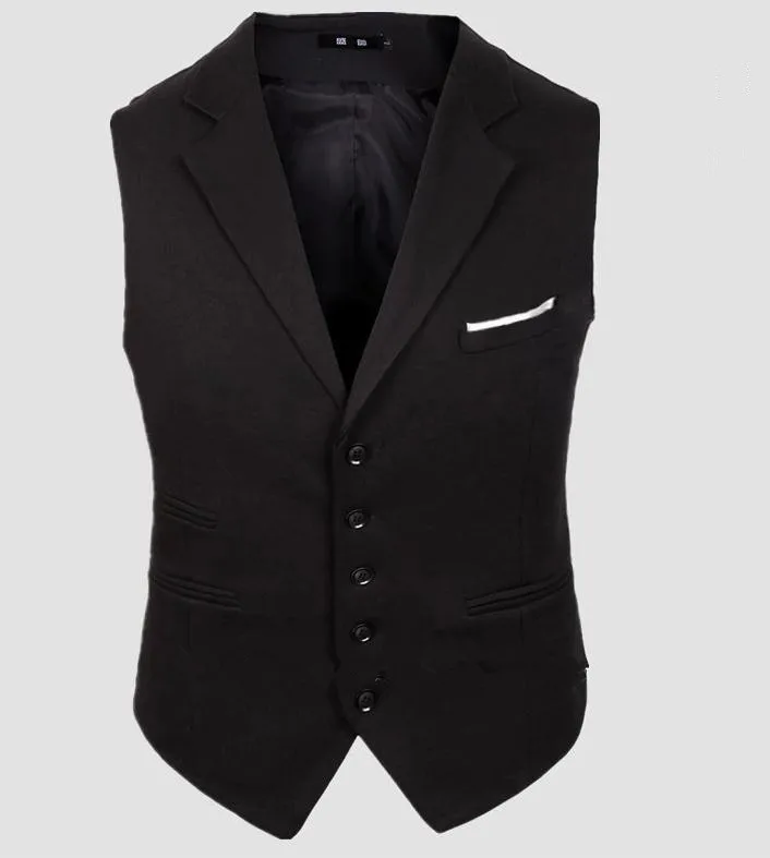 Nouveau-Arriv-e-Hommes-Costume-Robe-Gilet-Hommes-s-quip-e-Loisirs-gilet-Casual-Entreprise-Veste