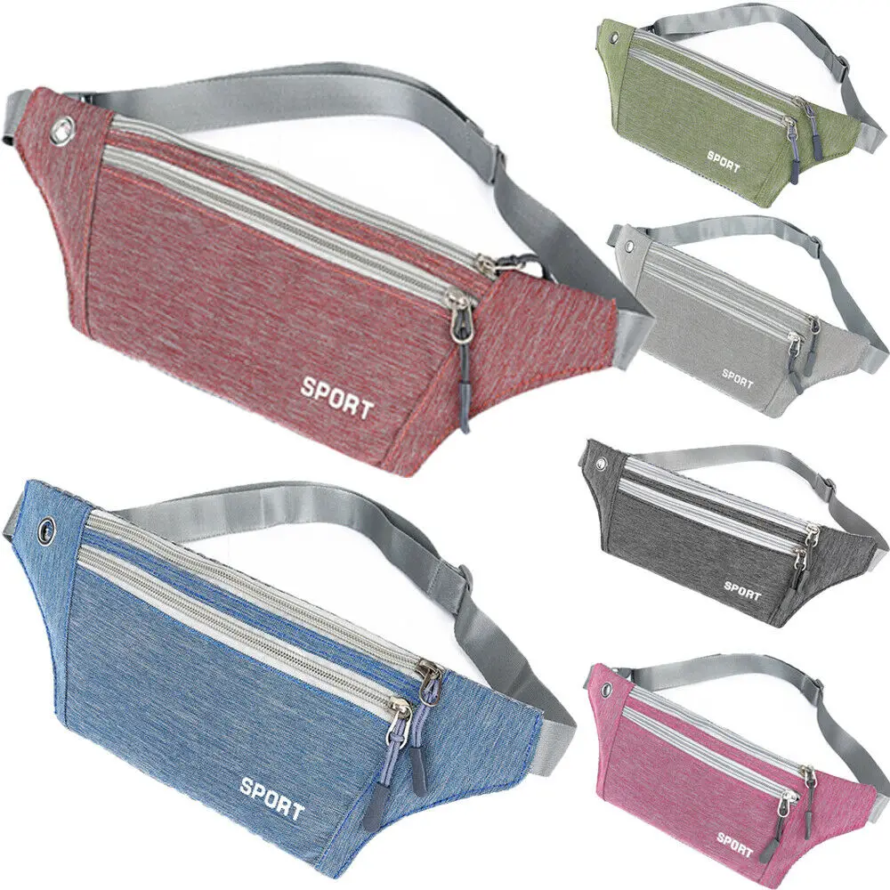 Fanny Pack Bum Bag Sling Chest Bags Waist Belt Pouch Travel Sport Runing Wallet