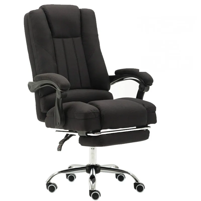  Office Chair Silla Oficina Simple Home Lifting Swivel Cloth Fabric Computer Chair with Massage Func