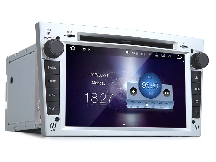 Discount 7" Quad Core Android 7.1 OS Car DVD for Opel/Vauxhall/Holden Astra 2005-2009 & Meriva 2006-2008 & Zafira 2005-2010 with 2GB RAM 2
