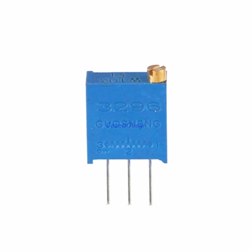 15 шт. 15valuesX1pcs = 1100ohm-2Mohm 0,5 Вт 3296 3296 Вт переменные резисторы многооборотный Подстроечный резистор регулируемый прецизионный потенциометр комплект