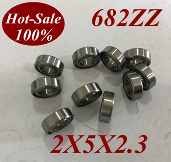 

500pcs Low noisy 682 ZZ 682zz 682z 682-zz 2x5x2.3 2*5*2.3 Deep groove ball bearing micro miniature small bearing motor bearing