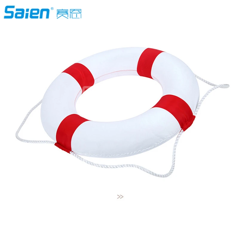 52cm 5inch Diameter Swim Foam Ring Buoy Swimming Pool Safety Life Preserver W Nylon Cover Kid Child Adult Life Buoy Aliexpress