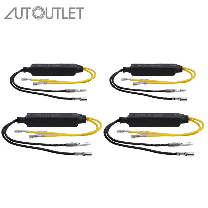 AUTOUTLET 4 шт. 21 Вт 26ohm нагрузочный резистор мотоцикл светодиодный указатель поворота Flasher резисторы индикатор контроллер мигалка исправить ошибку