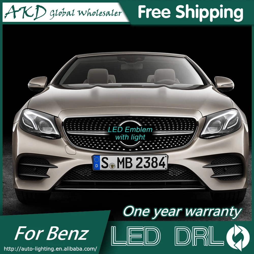 

AKD Car Styling for Mercedes Benz CLA260 LED Star Light DRL FRONT GRILLE LED LOGO Daytime Running light