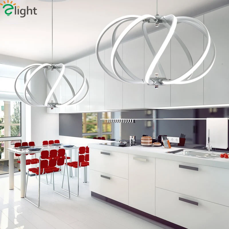 

Modern Simple Aluminum Led Pendant Lights Acrylic Dining Room Dimmable Led Pendant Lamp Living Room Pendant Light Hanging Lights