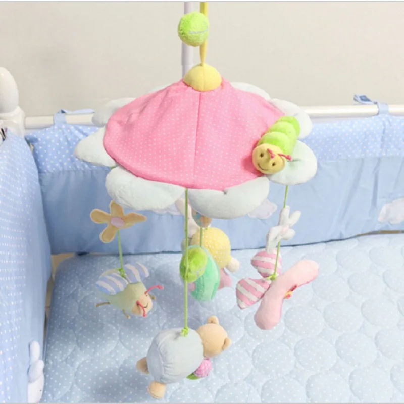 Милый мультфильм животных и цветок детская кроватка погремушка новорожденный младенческая кровать Haning коляска Jouet детская деятельность умиротворенная игрушка для сна подарок