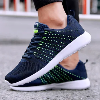 

New Male Sneakers Breathable Non-slip Walking Shoes