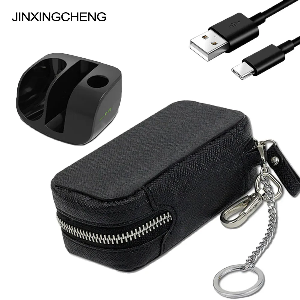 

JINXINGCHENG Carrying Pouch Bag Leather Case for iqos 3.0 Fast Charging for iqos 3.0 PU Leather Holder Case Zipper Box
