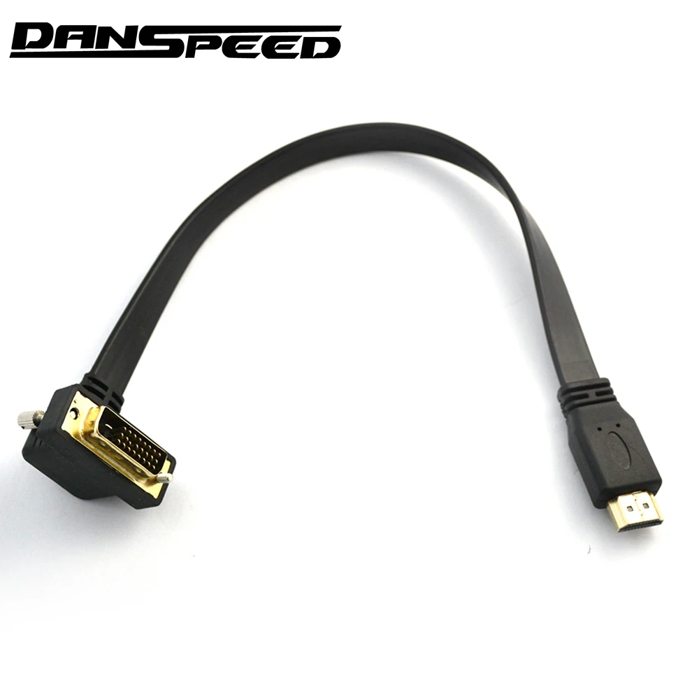 DANSPEED 0.3m HDMI Male to DVI 24+5 Video Converter Adapter AV Support For PC DVD 1080P HDTV | Электроника