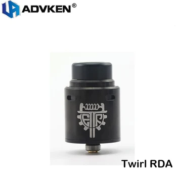 

Original Advken Twirl RDA Tank Rebuild Deck with Dual Posts Twirl RDA 24mm Atomizer Gold-plated Pin for E Cigarette Box Mod Vape