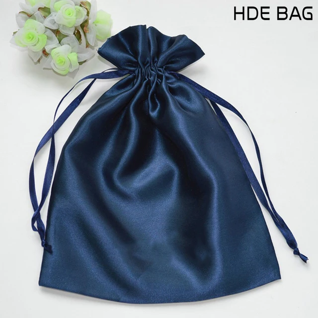 Satin Drawstring Bags Jewelry Cosmetic Gift Wedding Party Storage Satin Drawstring Bags Jewelry Cosmetic Gift Wedding Party Storage Hair