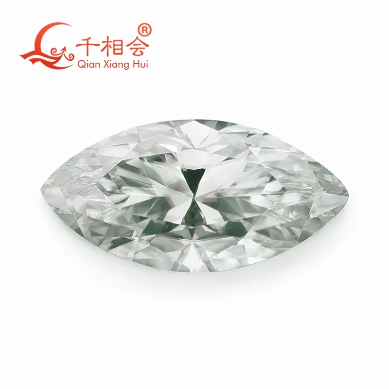 

gray color marquise shape dia mond cut Sic material Moissanite loose stone