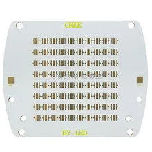 80 пятна светодиодные лампы База bondling Pad 3535 Медь печатной платы 82(l)* 66(Ш)* 1.6(В) мм для CREE XPG XT-E XP-E Epileds semileds СИД Бусины