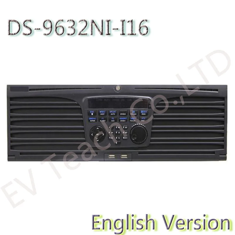 

Free shipping DS-9632NI-I16 replace DS-9632NI-XT 32ch Original English Version NVR with 16 SATA and 2 eSATA interfaces