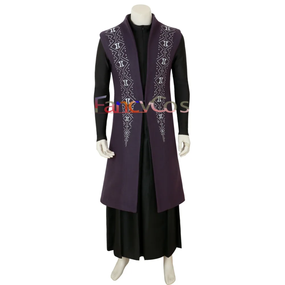 

Halloween Men Black Panther Costume T'Challa Cosplay Wakanda King Purple Vest Cosplay Anime DC Movie High Quality